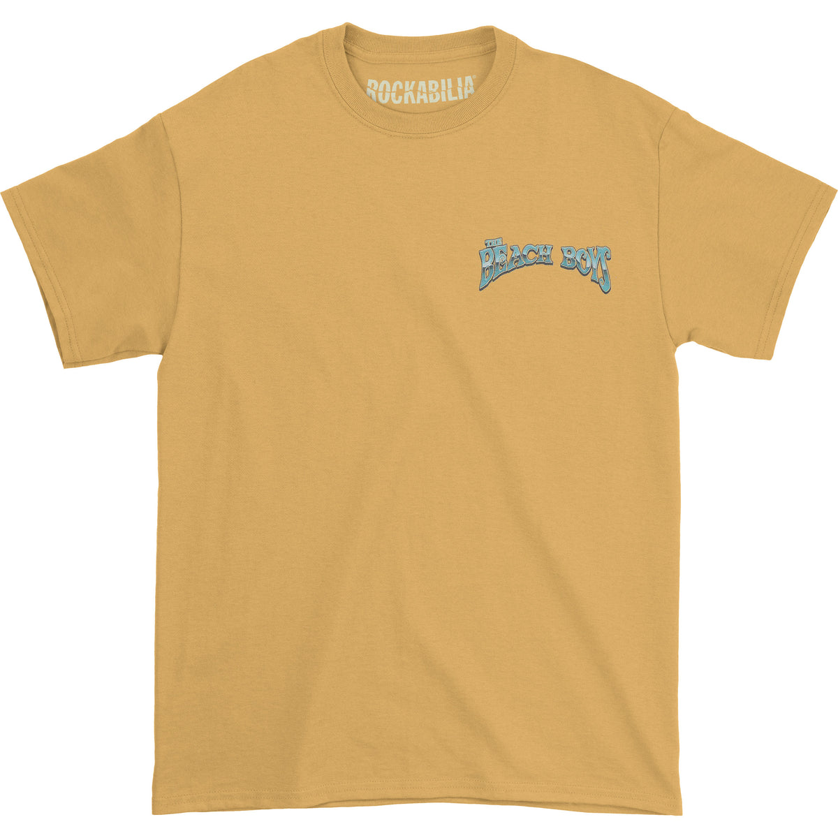 Beach Boys Mustard Sun Pocket Logo Tee T-shirt Front