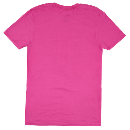 Cracked Logo & Tongue on Hot Pink Tee T-shirt