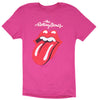 Cracked Logo & Tongue on Hot Pink Tee T-shirt