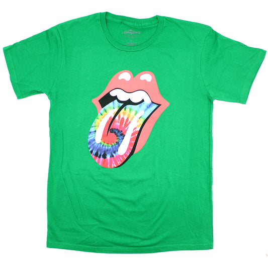 Dyed Tongue on Green Tee T-shirt