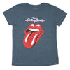 Cracked Logo & Tongue on Dark Heather Gray Women's Tee Womens T-shirt