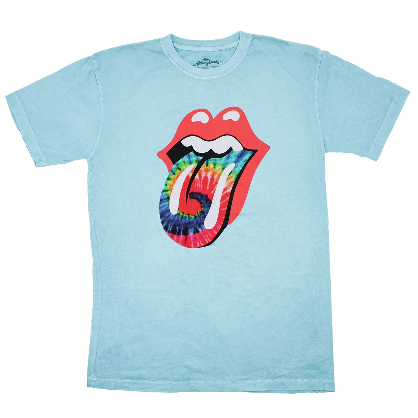 Dyed Tongue on Light Blue Tee T-shirt