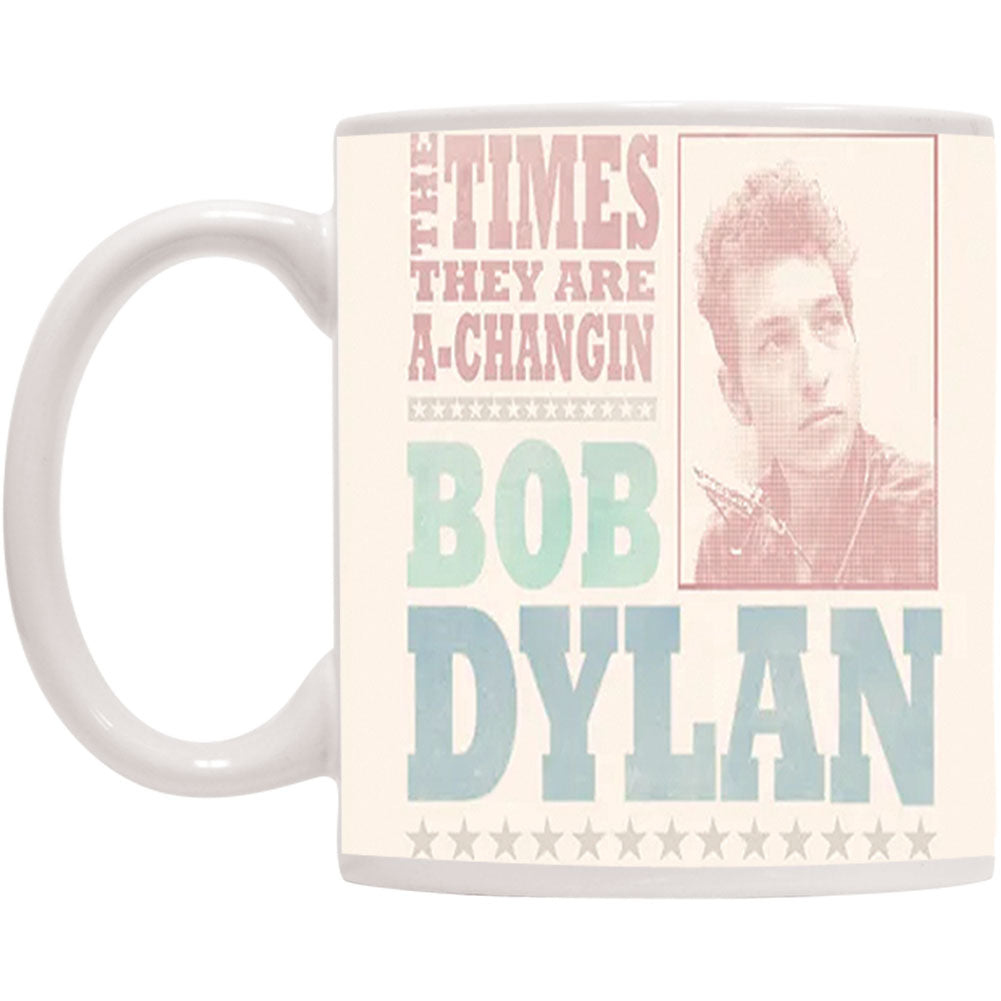 Bob Dylan Halftone Coffee Mug Front