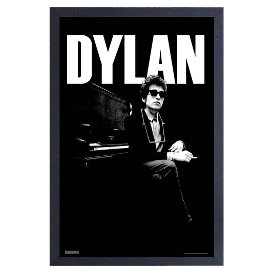 Piano black Framed Wall Art