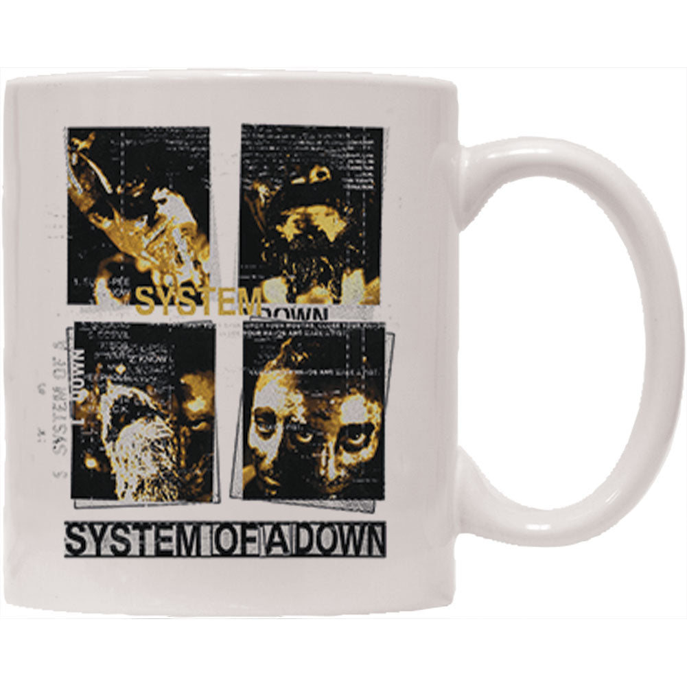 System Of A Down Distortion Coffee Mug Back