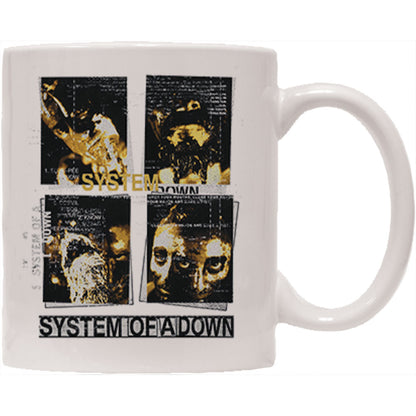 System Of A Down Distortion Coffee Mug Back
