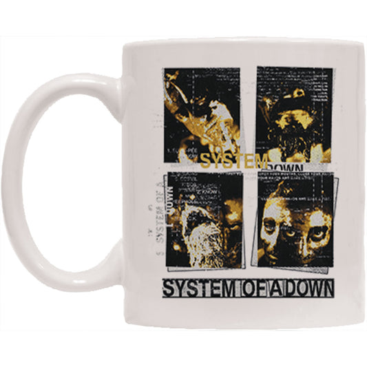 System Of A Down Distortion Coffee Mug Front