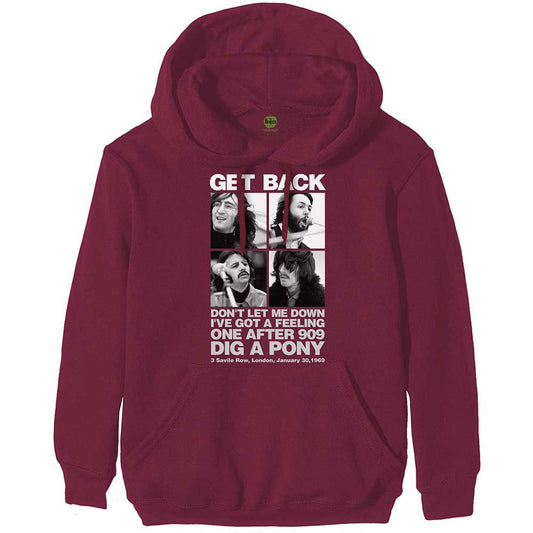Beatles 3 Savile Row Hooded Sweatshirt Front