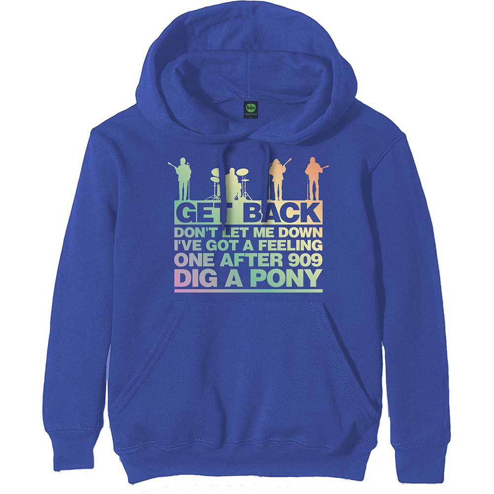 Beatles Get Back Gradient Hooded Sweatshirt Front