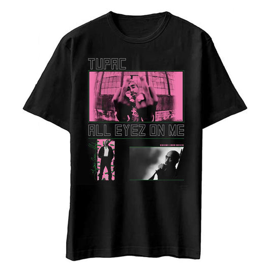 Tupac Photo Mix Slim Fit T-shirt Front