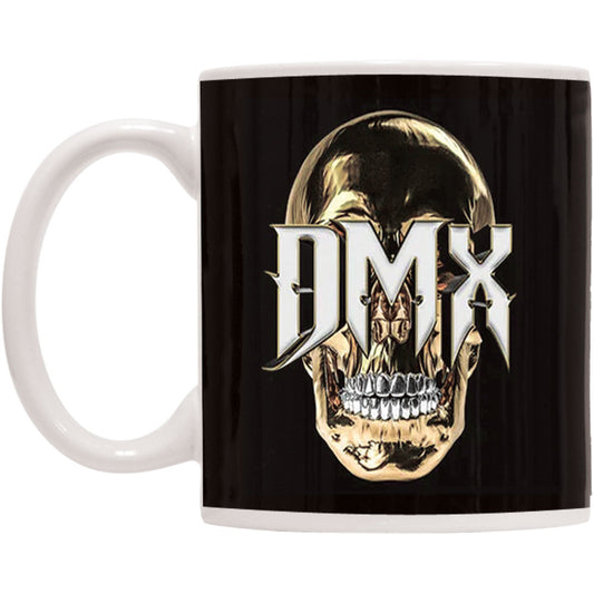 DMX Gold Skull Coffee Mug Front