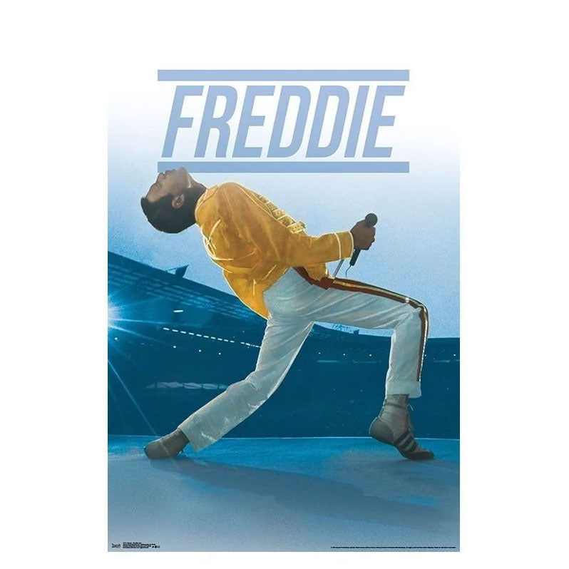 Queen Freddie Mercury Live Domestic Poster