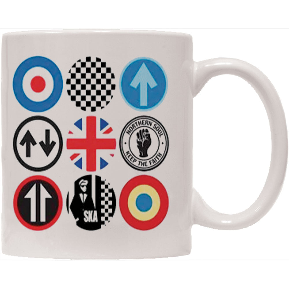 Mod And Ska Icons Coffee Mug Back