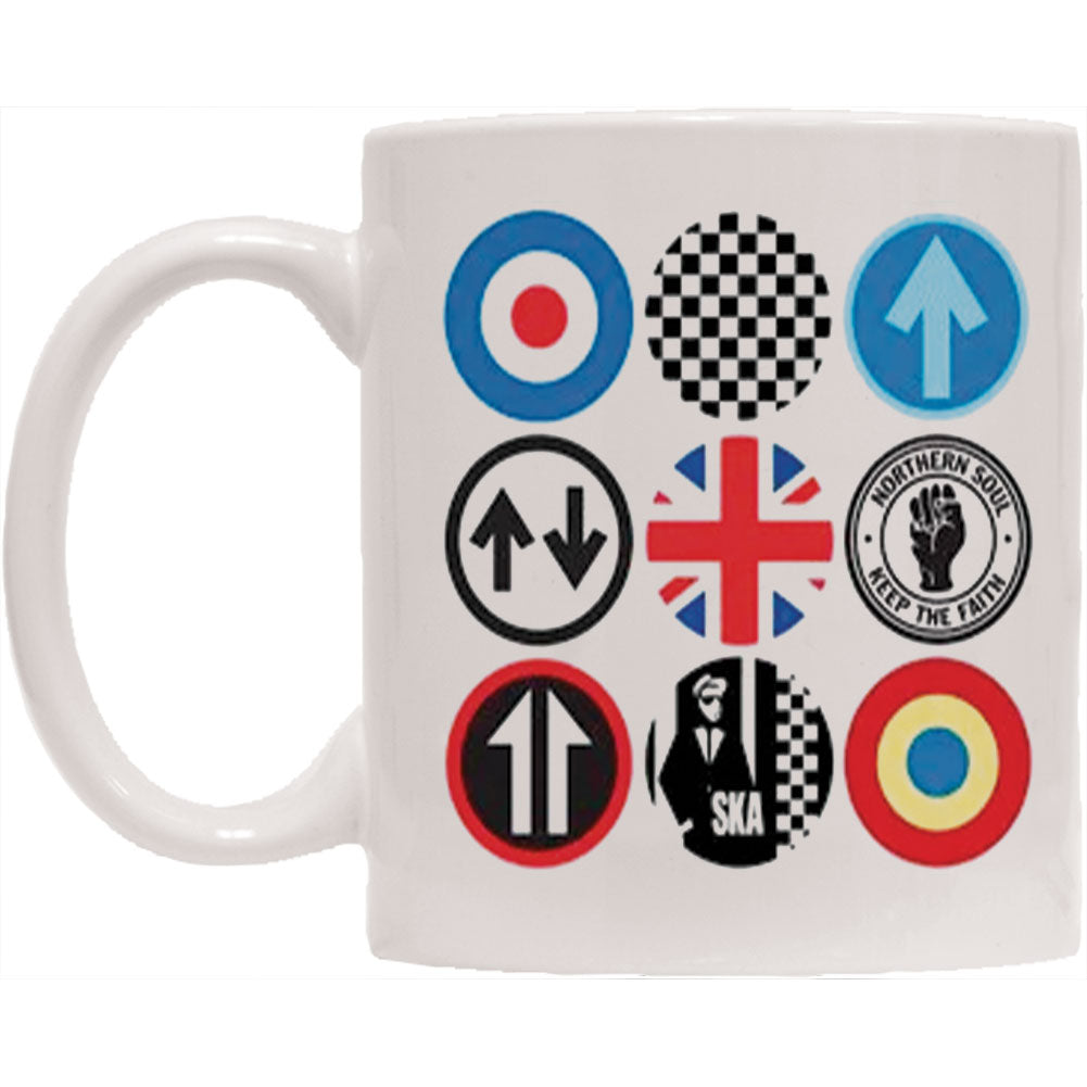 Mod And Ska Icons Coffee Mug Front