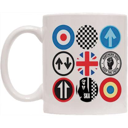Mod And Ska Icons Coffee Mug Front