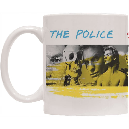 Police Synchronicity - Yellow Coffee Mug Front