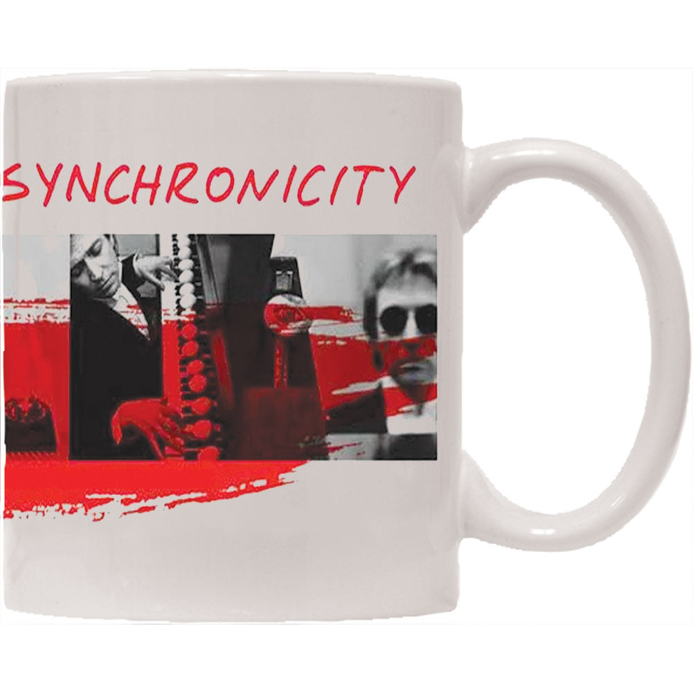 Police Synchronicity - Red Coffee Mug Back