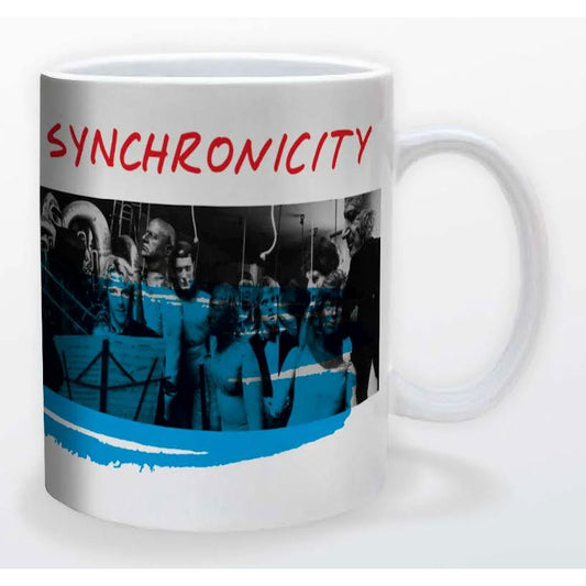 Police Synchronicity - Blue Coffee Mug Front