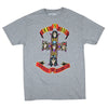 Colored Cross on Light Heather Gray Tee T-shirt