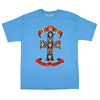 Colored Cross on Aqua Blue Tee T-shirt