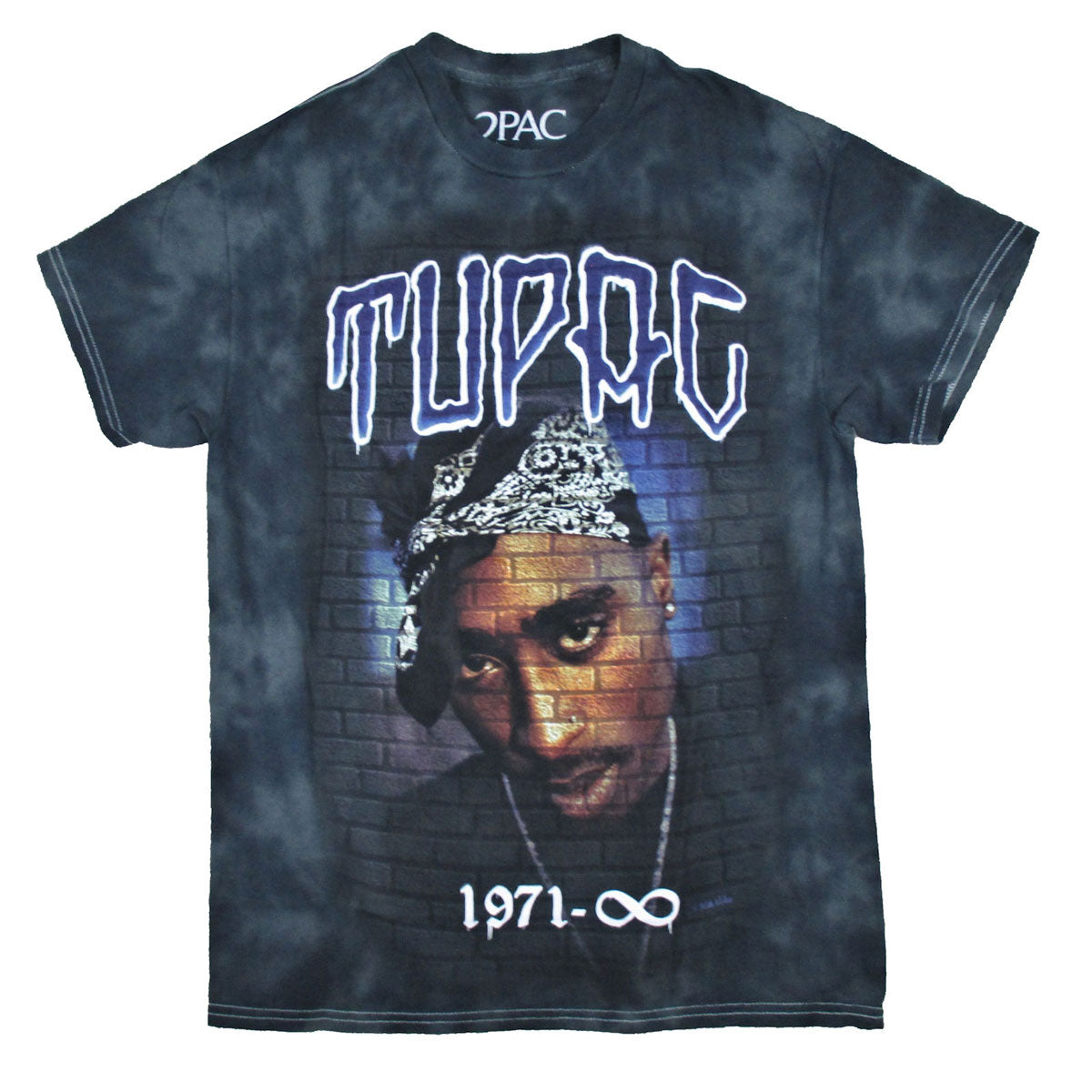 Tupac Infinity Tie Dye Tee Tie Dye T-shirt