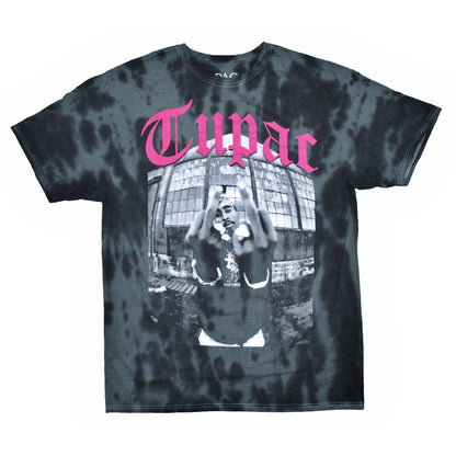 Tupac Raw Vibes Tie Dye Tee Tie Dye T-shirt Front