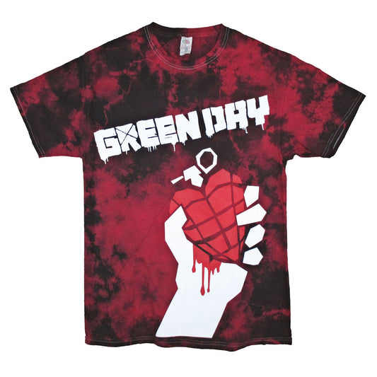 Green Day Grenade Tie Dye Tee Tie Dye T-shirt Front