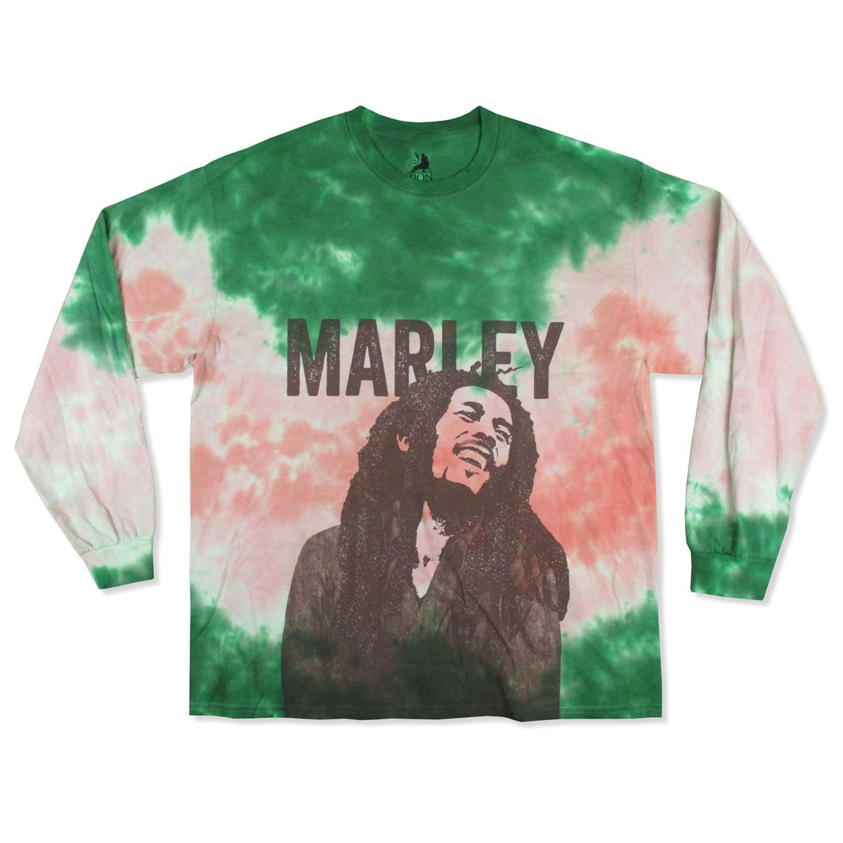 Smile Tie Dyed Long Sleeve Tee Tie Dye  Long Sleeve