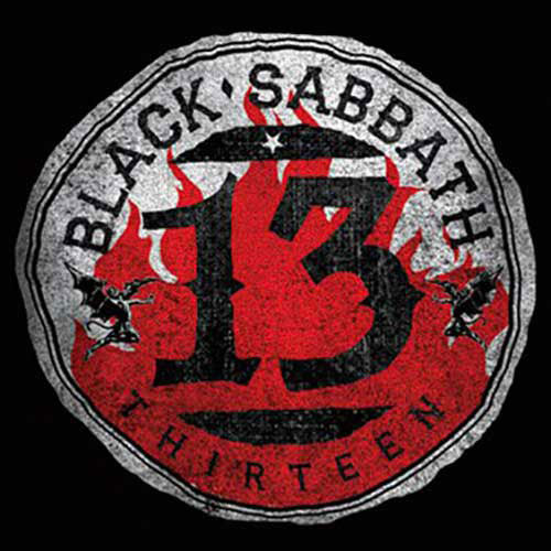 Black Sabbath 13 Flame Circle Coaster Front