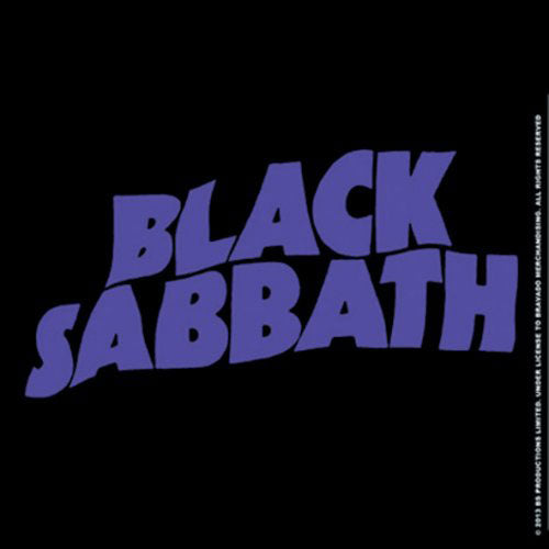 Black Sabbath Wavy Logo Coaster