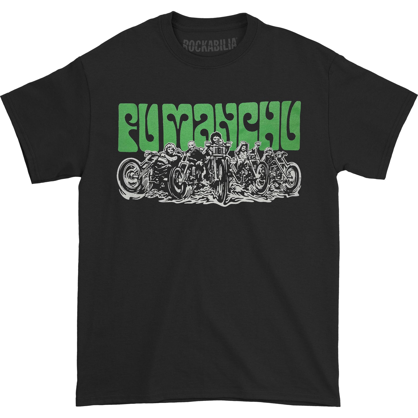 Fu Manchu Bikers Reload T-shirt Front