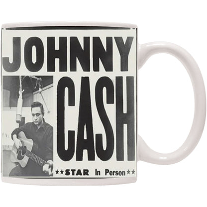 Johnny Cash Star in Person Coffee Mug Back