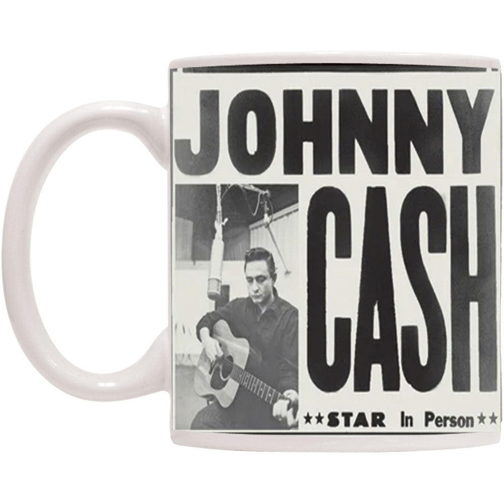 Johnny Cash Star in Person Coffee Mug Front