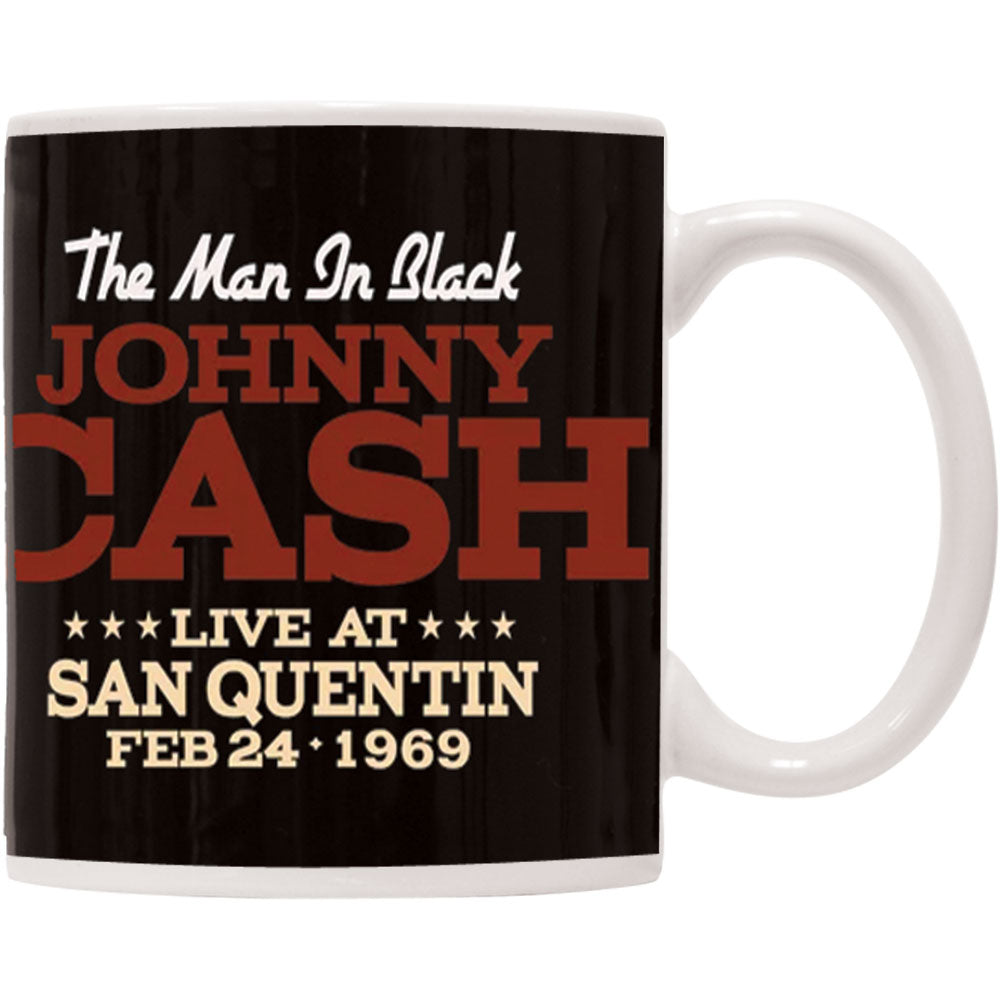 Johnny Cash Live at San Quentin Coffee Mug Back