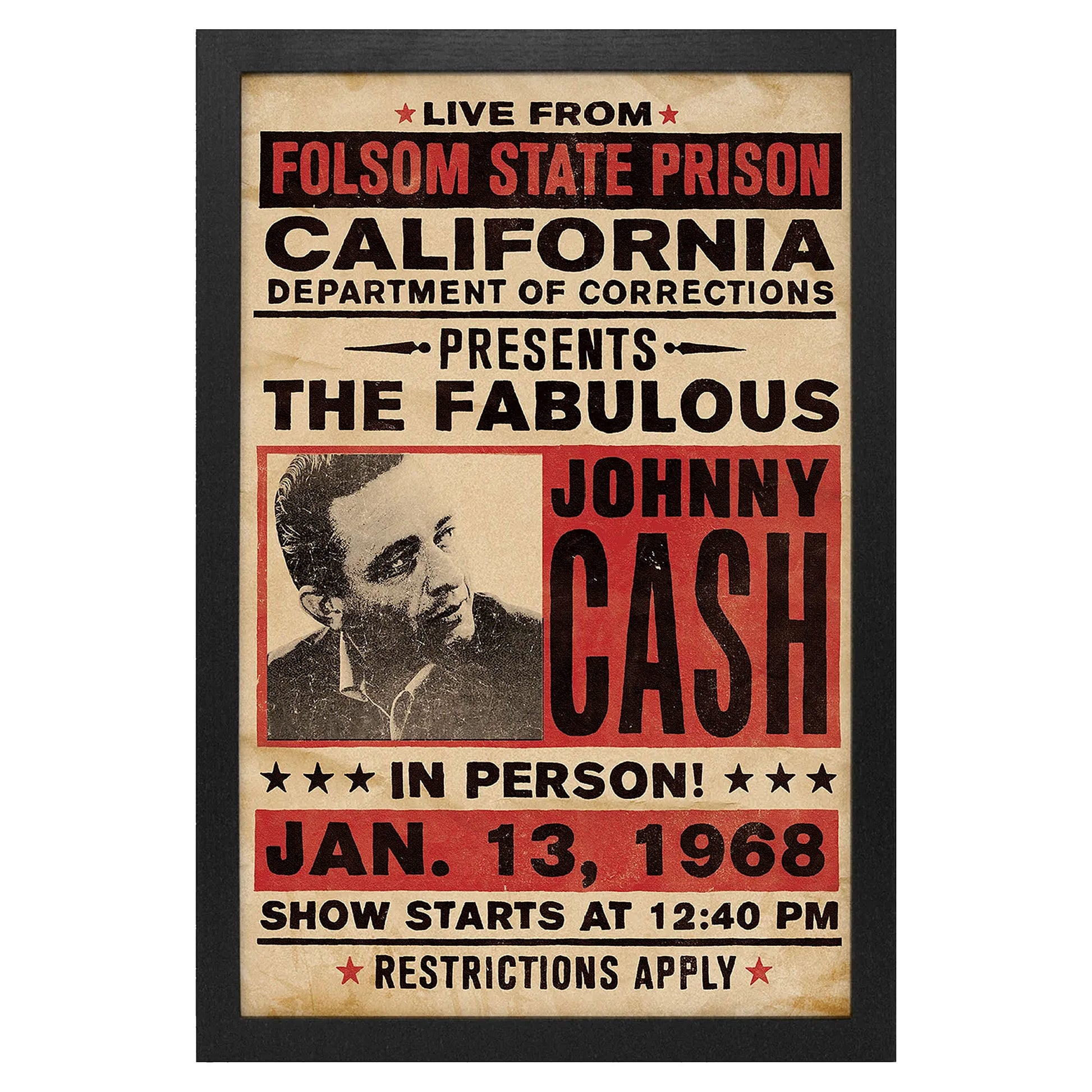 Folsom State-In Person! Framed Wall Art