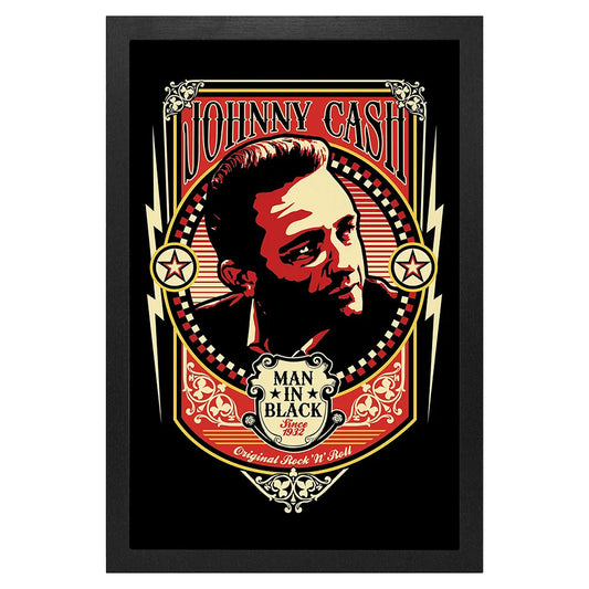 Man in Black Since 1932 Framed Wall Art