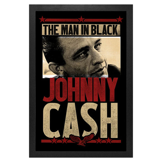 The Man in Black Framed Wall Art