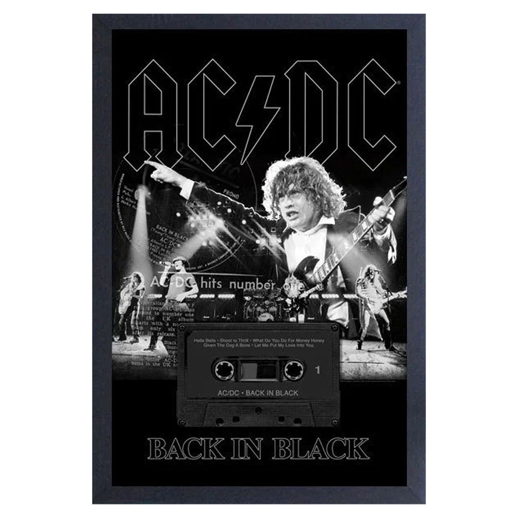 AC/DC Back in Black - Live Framed Wall Art | AC/DC Merch Store