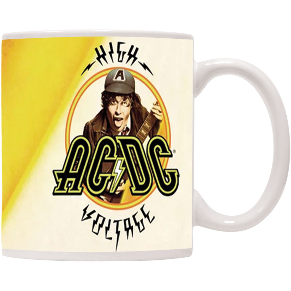 AC/DC High Voltage Coffee Mug Back