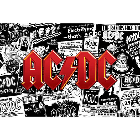 AC/DC Collage Domestic Poster Front