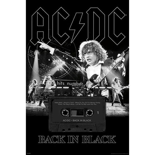 AC/DC Back in Black-Live Domestic Poster Front