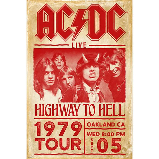 AC/DC Highway to Hell Tour Domestic Poster Front
