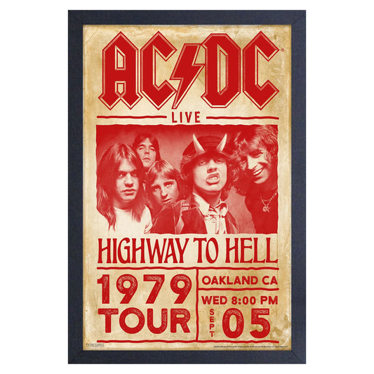 Highway to Hell Tour Framed Wall Art