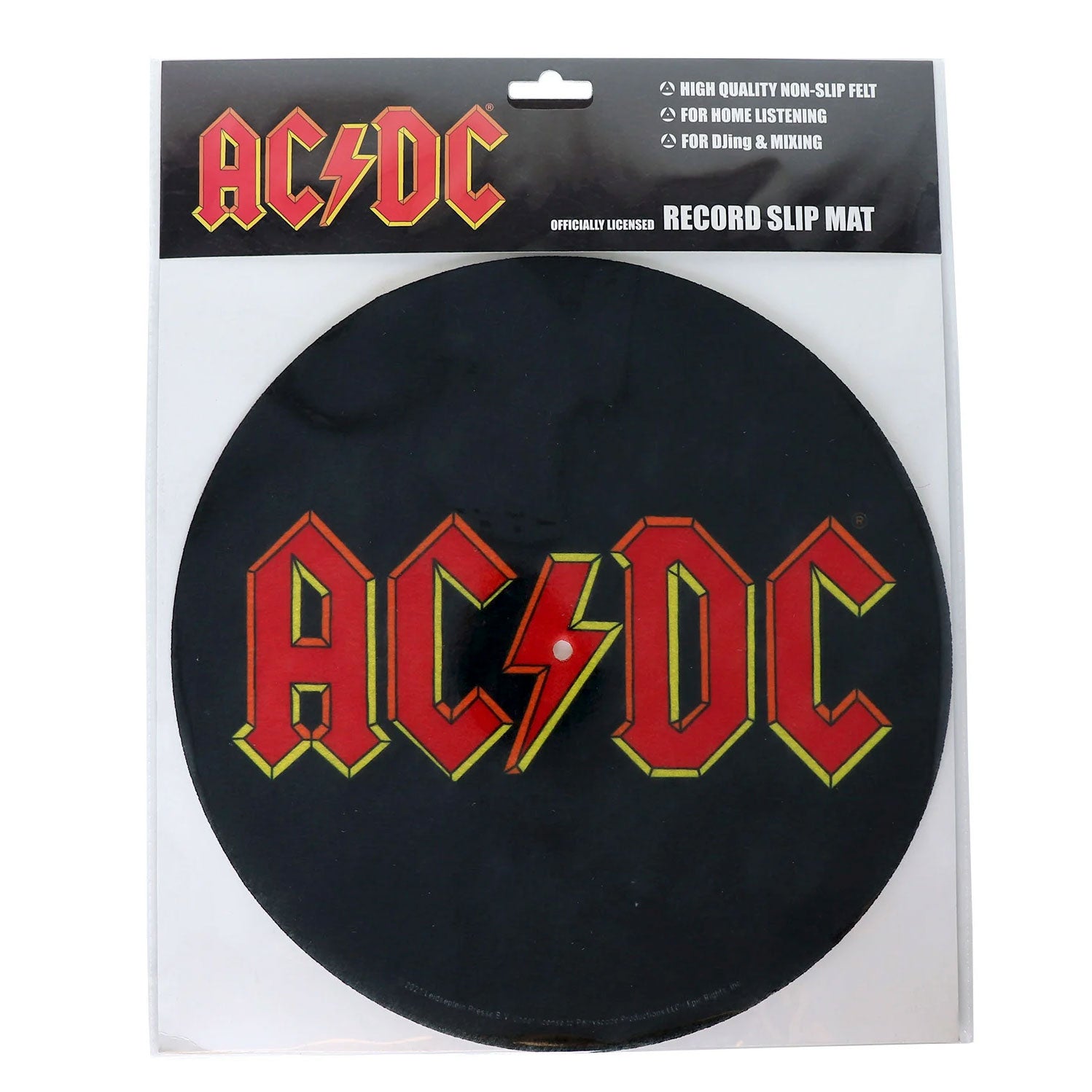 AC/DC Logo Slipmat Front