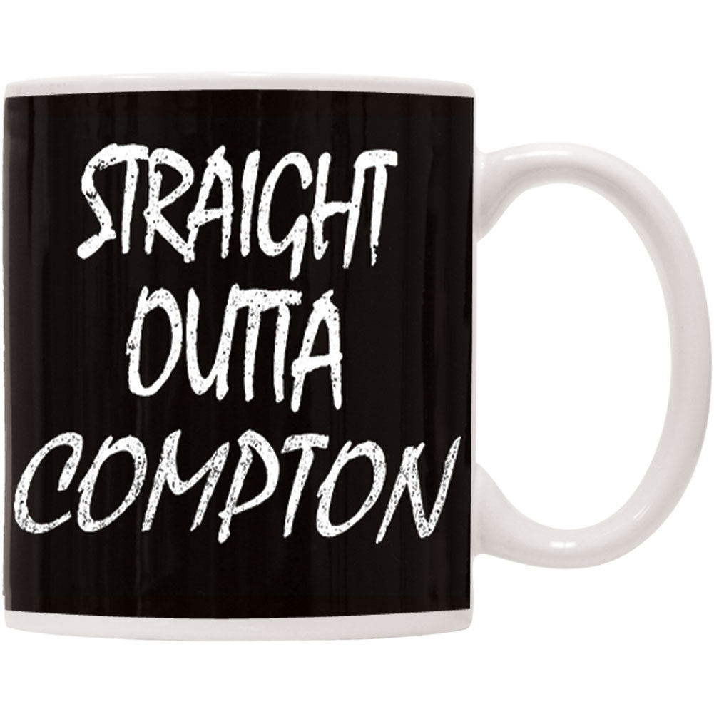 N.W.A. Straight Outta Compton-Black Coffee Mug Back