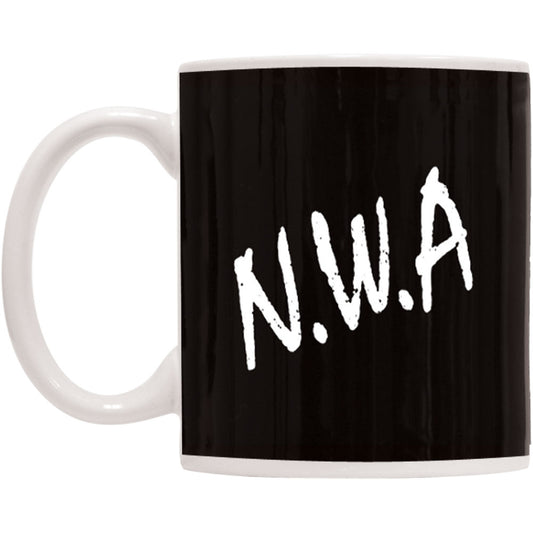 N.W.A. Straight Outta Compton-Black Coffee Mug Front