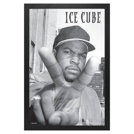 Peace Fingers Framed Wall Art