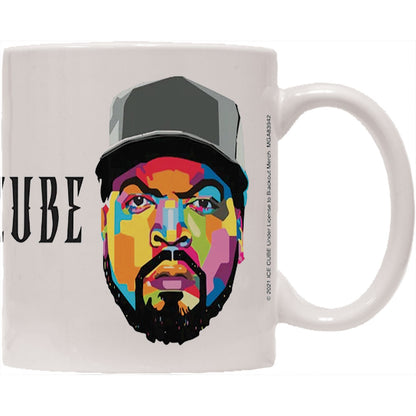 Ice Cube Face Coffee Mug Back