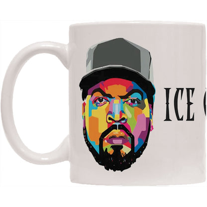 Ice Cube Face Coffee Mug Front