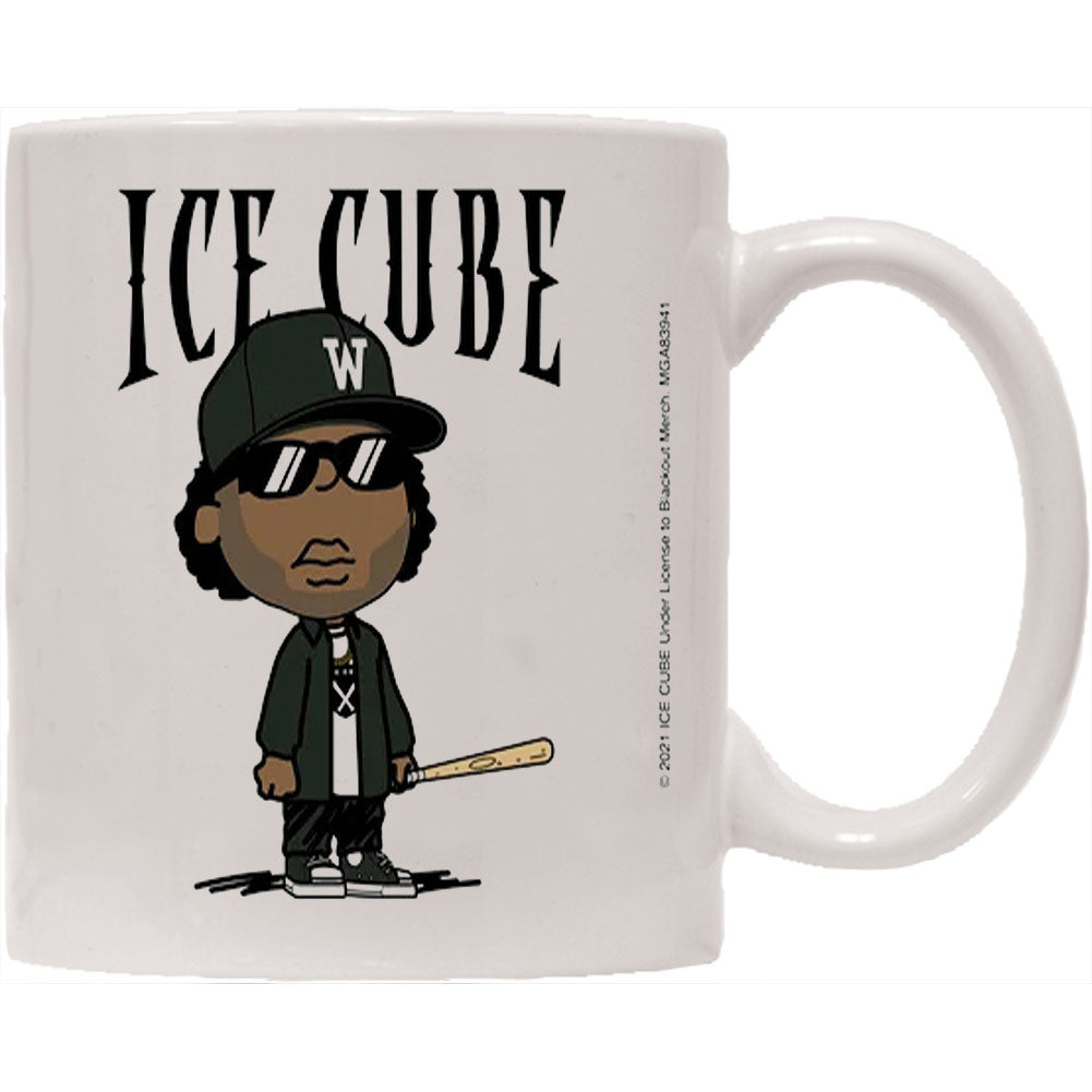 Ice Cube Cartoon Coffee Mug Back